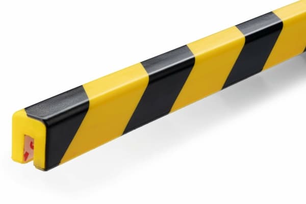 Durable 1127130, Polyuretan (PU), Svart, Gul, Platt, 1000 mm, 25 mm, 1,71 kg