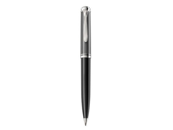 Pelikan Souverän® 605, Klämma, Indragbar kulspetspenna med vridfunktion, Påfyllnadsbar, Svart, 1 styck