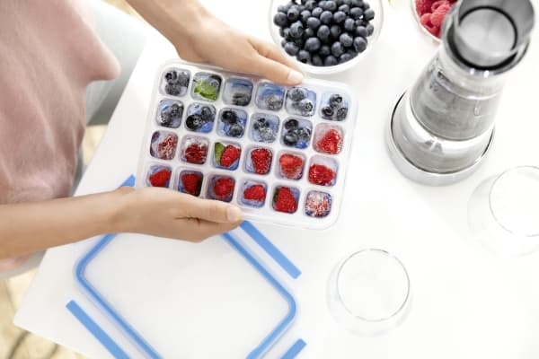 Tefal MasterSeal K30236, 1 styck, Rektangulär, Islåda, Blå, Transparent, 165 mm, 226 mm