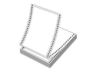 Epson Premium - Polypropylen (PP) - matt - permanent akryl-adhesiv - 203 x 305 mm 500 etikett(er) støpekuttet siksakfalsete etiketter med hull