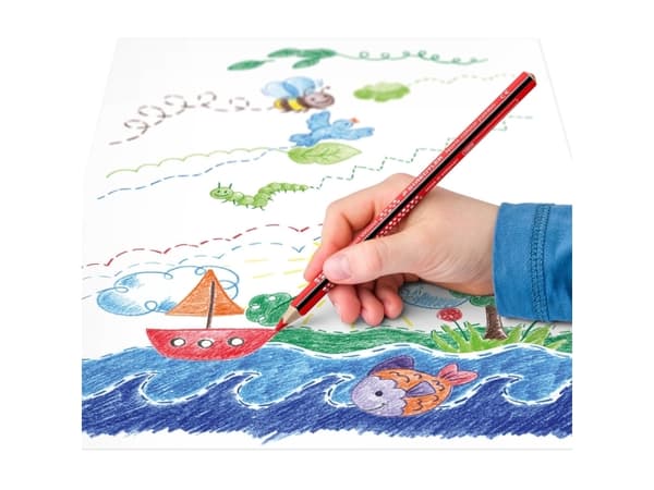 STAEDTLER Noris 188 - Fargeblyant - assorterte farger - 4 mm - jumbo (en pakke 12)