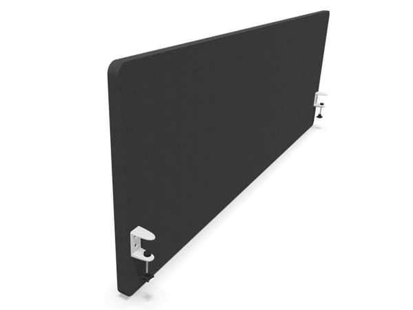Silent Express Desk Screen 1800 mm Tummanharmaa