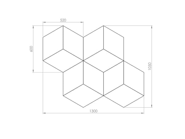 Cubism Lydabsorbent 12-pk Ocean