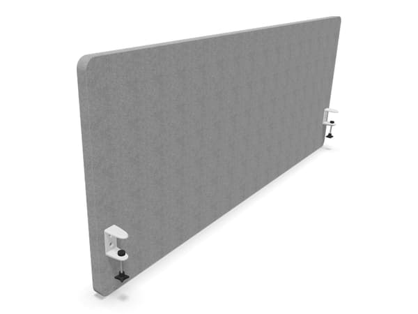 Silent Express Desk Screen 1600 mm vaaleanharmaa