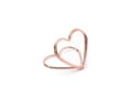 Miniatyrbild 3 av 5: Rose gold hjerte bordkortholder