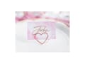 Miniatyrbild 5 av 5: Rose gold hjerte bordkortholder