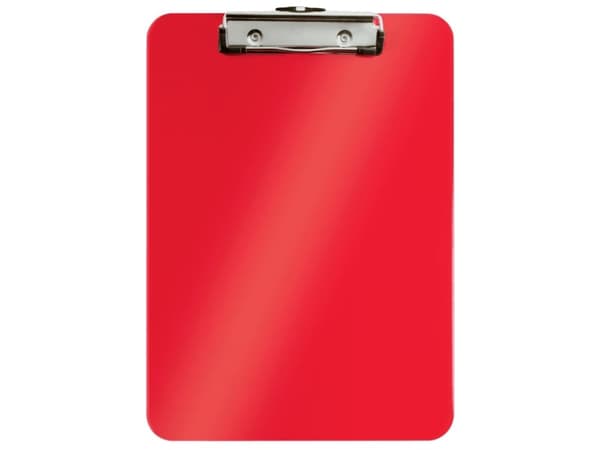 Leitz WOW - Utklippstavle - for A4 (210 x 297 mm) - kapasitet: 80 ark - rød