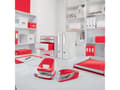 Miniatyrbilde 3 av 3: Leitz WOW - Notatbrettmappe - for A4 (210 x 297 mm) - kapasitet: 80 ark - rød