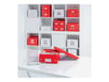 Miniatyrbilde 3 av 5: Leitz Click & Store WOW - Lagerboks - for CDs - kapasitet: 60 disketter - rød