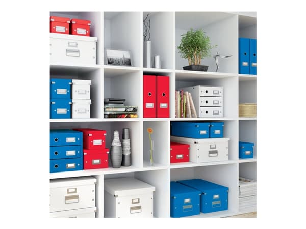 Leitz Click & Store WOW - Lagerboks - for CDs - kapasitet: 60 disketter - rød