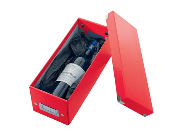 Leitz Click & Store WOW - Lagerboks - for CDs - kapasitet: 60 disketter - rød