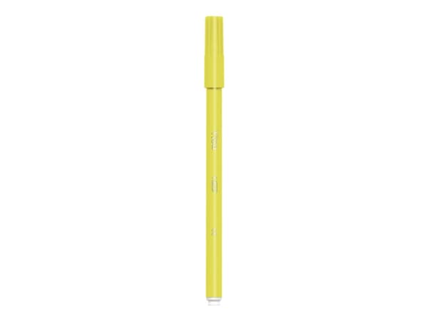 BIC KiDS Visa - Fiberspetspenna - icke-permanent - blandfärger - vattenbaserat bläck - 0.9 mm - fin (paket om 18)