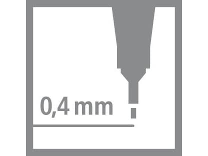 STABILO point 88, Multifärg, Fin, Multifärg, Plast, Hexagonal, 0,4 mm