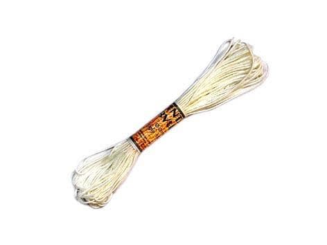 TWISTED COLORED STRING WHITE 2MM/50M