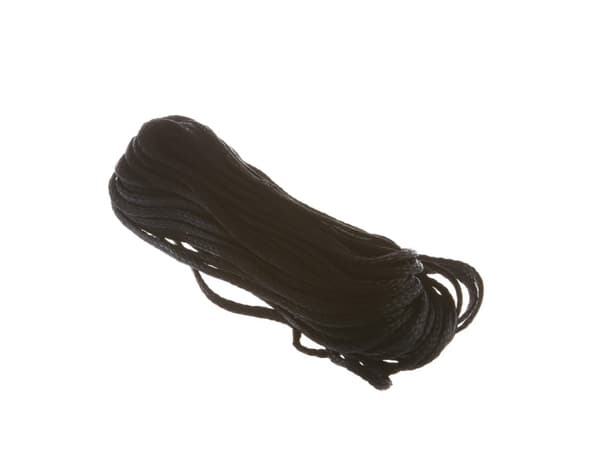 BRAIDED CORD BLACK 4MM 20M