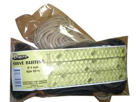 ROPE POLYPROPYLENE PLAITED 4MM 20M