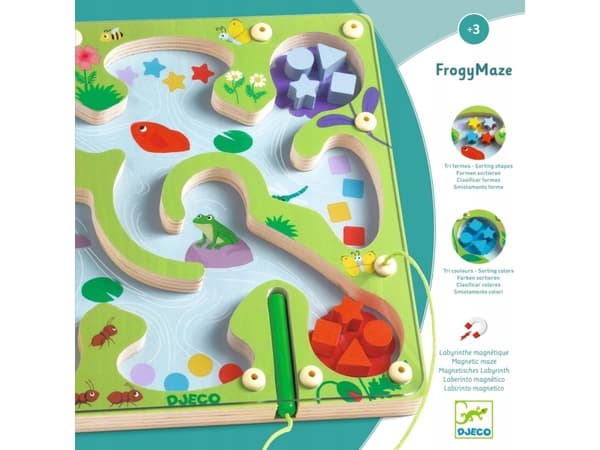 DJECO FrogyMaze, Pysselset för barn, Multifärg