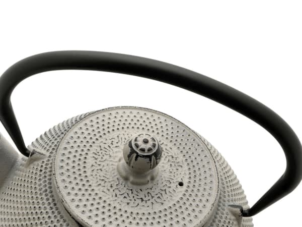 Bredemeijer Jang, Enklel tekanna, 1100 ml, Grå, Gjutjärn, Infuser-filter, Rostfritt stål