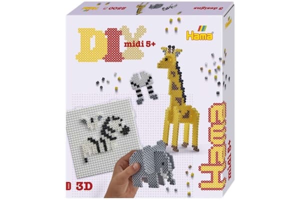 Hama midi gaveæske 3D Safari