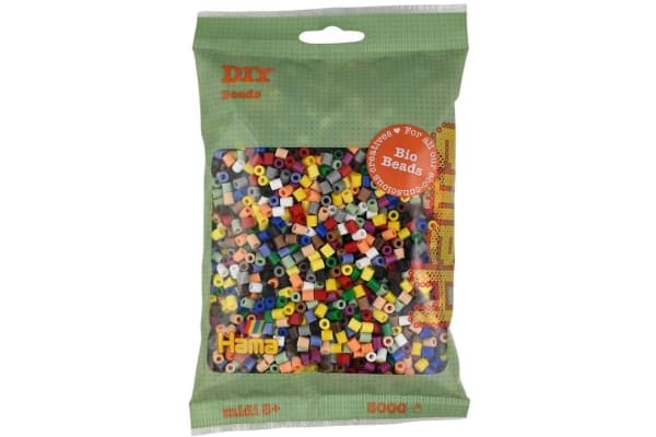 Hama BIO midi pärlor 3000st mix 199 (15 färger)