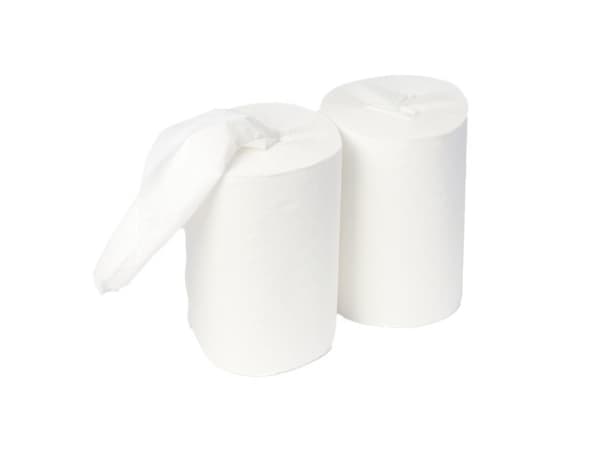Pyyhintäpaperi rullina 100m per rulla, 12 rullaa/laatikko
