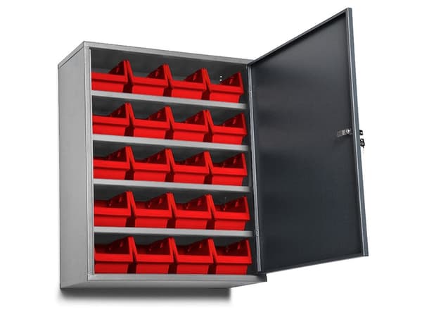 Værktøjsskab BoxIT 660x275x800mm, RAL7024