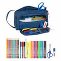 Miniatyrbild 2 av 5: School Case with Accessories Munich Soon Blue (32 Pieces)