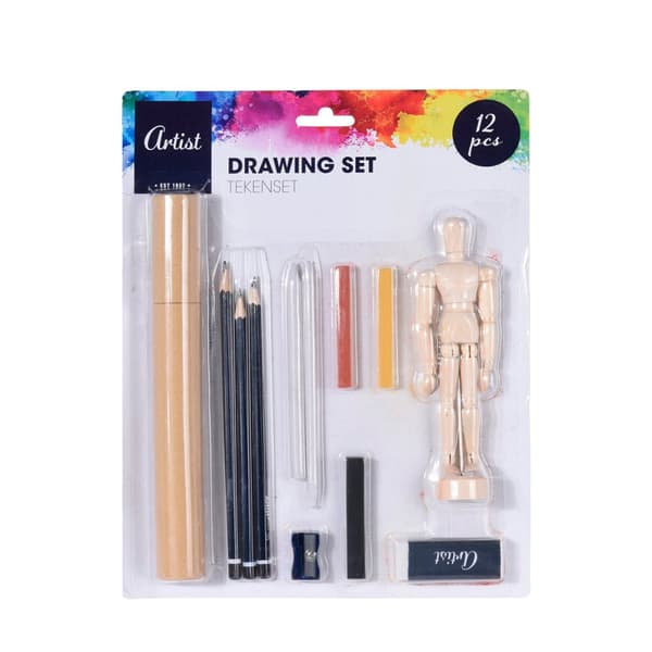 Drawing Set Artist (12 Pcs)