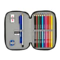Miniatyrbillede 4 af 5: School Case with Accessories El Niño Green bali Black 12.5 x 19.5 x 4 cm (28 Pieces)