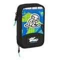 Miniatyrbillede 1 af 5: School Case with Accessories El Niño Green bali Black 12.5 x 19.5 x 4 cm (28 Pieces)