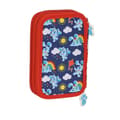 Miniatyrbillede 4 af 5: Double Pencil Case Blue's Clues Navy Blue (28 Pieces)