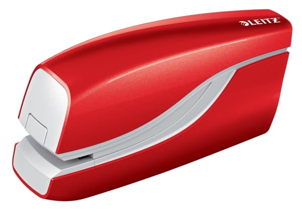 Leitz NeXXt WOW - Elektrisk häftapparat - 10 ark / 1 mm - E1 - plast, metall - röd
