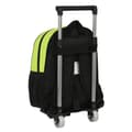 Miniatyrbild 3 av 3: School Rucksack with Wheels Real Betis Balompié Black Lime 28 x 34 x 10 cm