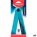 Miniatyrbild 1 av 2: Ruler Maped Nightfall Blue Plastic 30 cm 18 Units
