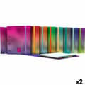 Miniatyrbillede 1 af 2: Ring binder Grafoplas Violet A4 (2 Units)