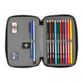 Miniatyrbillede 4 af 5: Double Pencil Case Real Betis Balompié Black Lime 12.5 x 19.5 x 4 cm (28 Pieces)