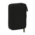 Miniatyrbillede 2 af 5: Double Pencil Case Real Betis Balompié Black Lime 12.5 x 19.5 x 4 cm (28 Pieces)