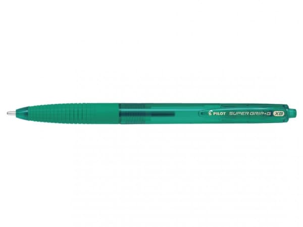Pilot Super Grip G Retractable, Påfyllnadsbar, Grön