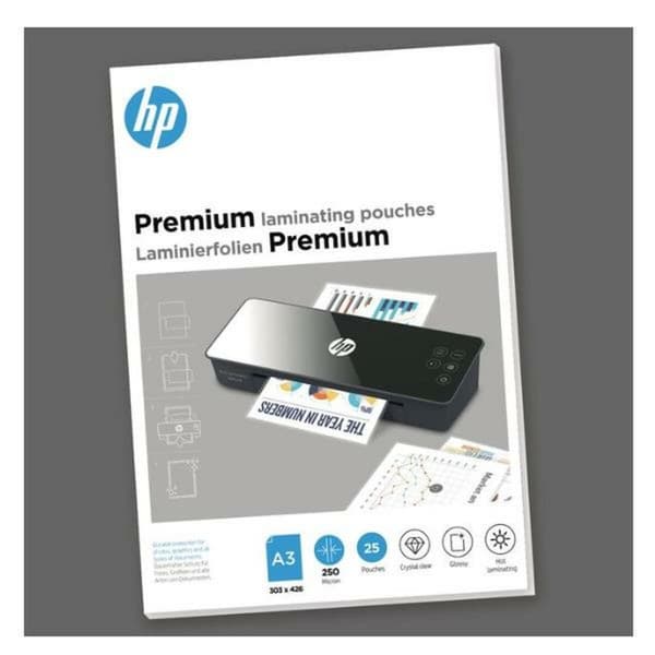 Laminating Sheets HP A3 (25 Units) hewlett packard
