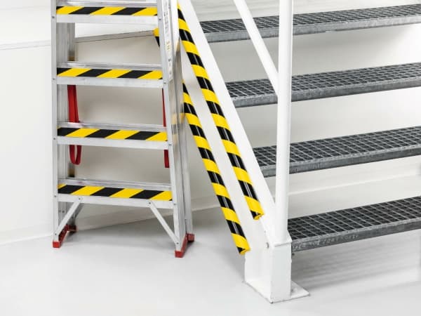 Durable 1126130, Polyuretan (PU), Sort, Gult, Avrundet, 1000 mm, 40 mm, 1,88 kg