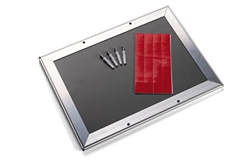 Holdbar 479623 vægramme 192 x 279 mm rektangel sølv aluminium (479623)