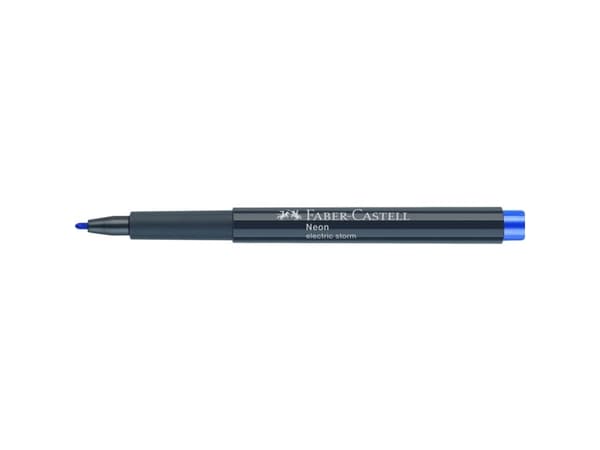 Faber-Castell 160851, 1 kpl, Sininen, Ohut pää, Musta, Sininen, Electric storm, Pyöreä