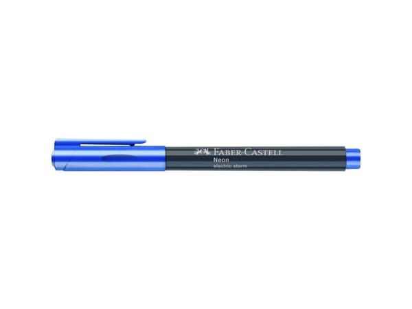Faber-Castell 160851, 1 kpl, Sininen, Ohut pää, Musta, Sininen, Electric storm, Pyöreä