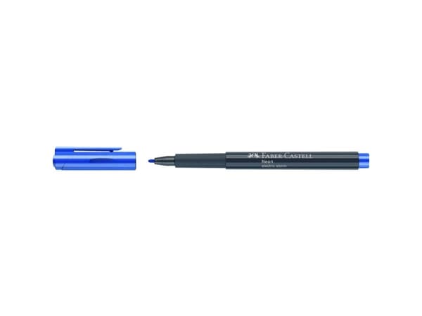 Faber-Castell 160851, 1 kpl, Sininen, Ohut pää, Musta, Sininen, Electric storm, Pyöreä