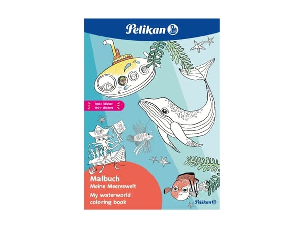 Pelikan 102018, 48 sivua, Poika/Tyttö, Tarrat mukana, Värityskirja/albumi, värityskirja/-albumi