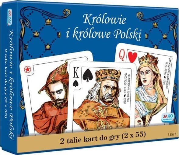 Julkaisija Kortteina 2x55 lehteä. Puolan kuninkaat ja kuningattaret