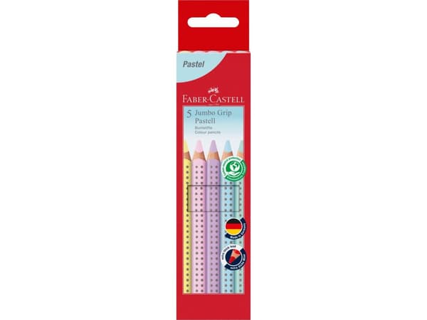 Jumbo Grip Pastel, 5 kpl, sarja