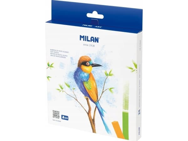 Teka Soft Pastellkritor 24 färger MILAN