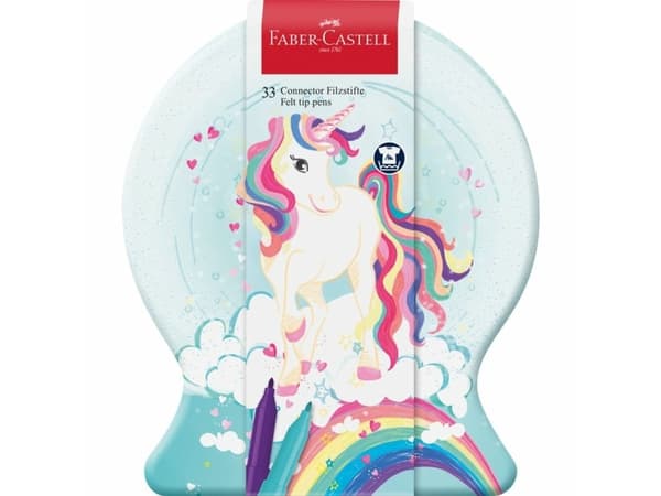Faber-Castell 155544, 33 farger, Flerfarget, Flerfarget, Rund, Barn og voksne, Gutt/Jente