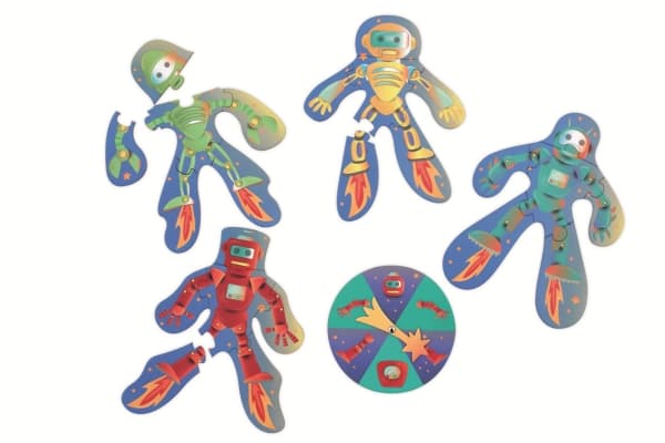Gra ze spinerem Pussel Roboty
